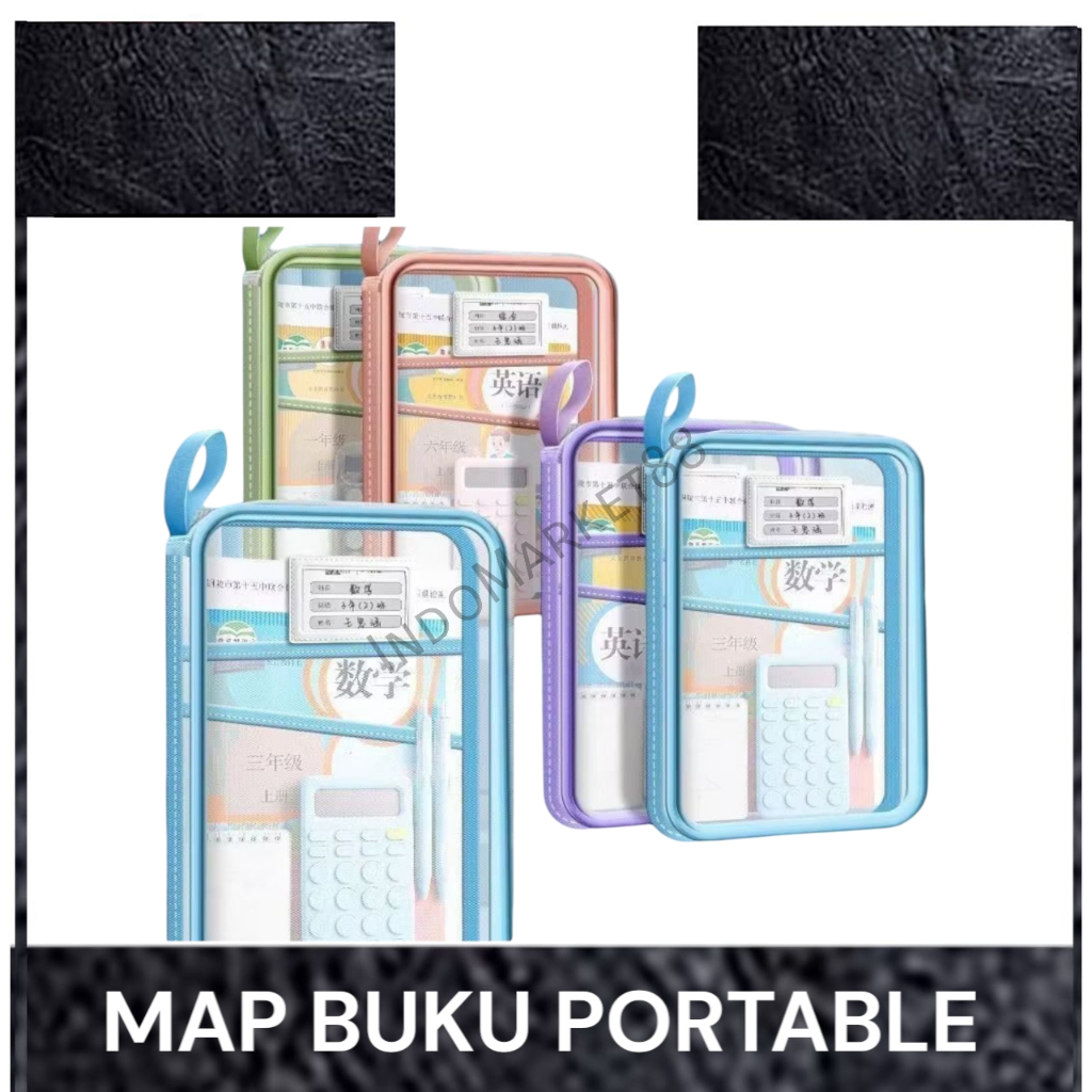 Jual Map Buku & Dokument Portable - Map Dokument 3 Sekat Transparant ...
