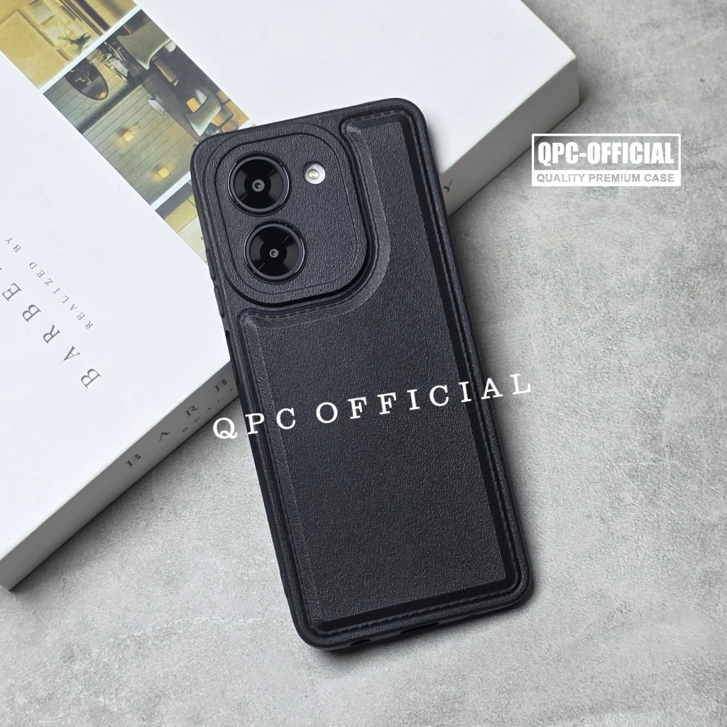 Jual Poco C71 Case Leather Pro Kamera Black Poco C71 | Shopee Indonesia