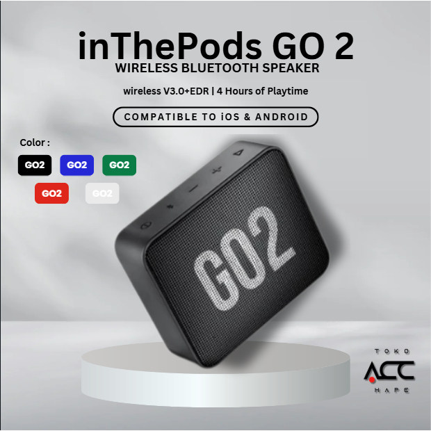 Jual Speaker Bluetooth GO2 Mini & Bluetooth Wireless Portable Support ...