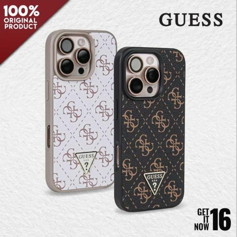 Jual Casing Iphone 16 , 16 Pro , 16 Pro Max - Case GUESS PU New 4G ...