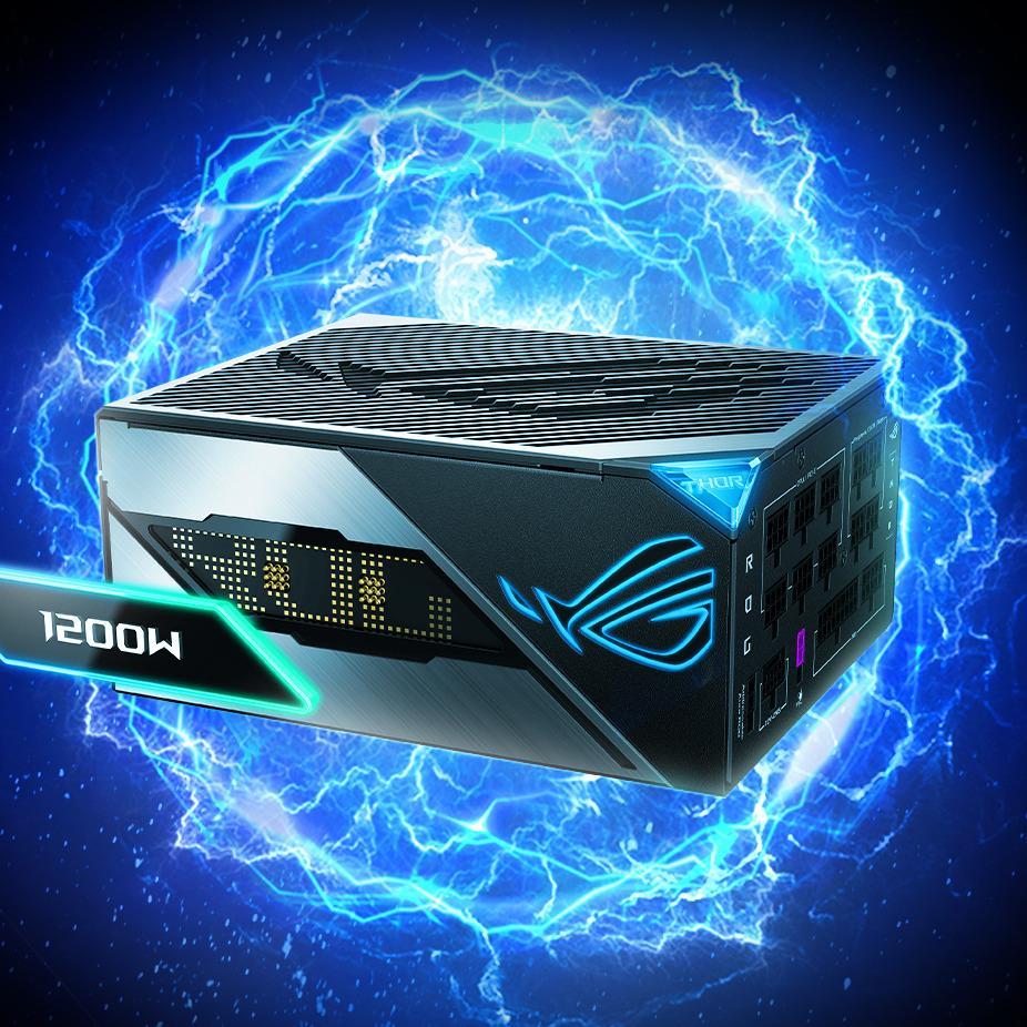 Jual POWER SUPPLY PSU ASUS ROG THOR PCIE 5.1 ATX 3.1 1200W 80+ PLATINUM ...
