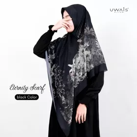 Eternity Hijab Scarf Kerudung Segi Empat Motif Jilbab Dewasa Pashmina Bahan Voal Premium