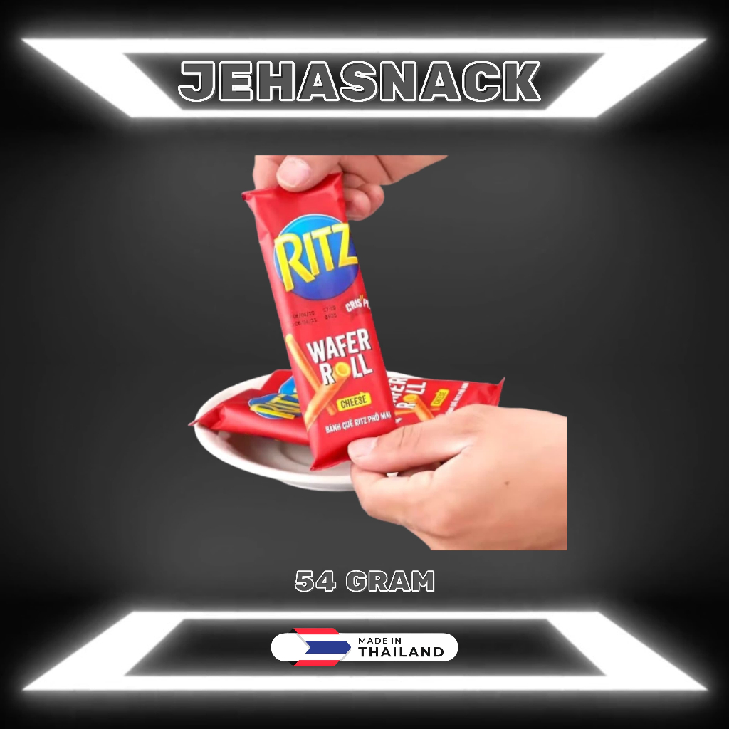 Jual [ WAFER THAILAND ] Ritz Chesee Wafer Roll 54gr ( Import Thailand ...