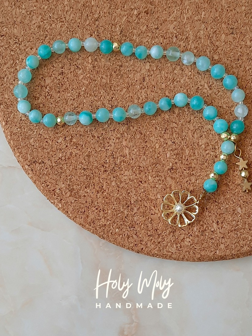 Jual Tasbih 33 Mini Handmade Batu Alam Amazonite | Shopee Indonesia