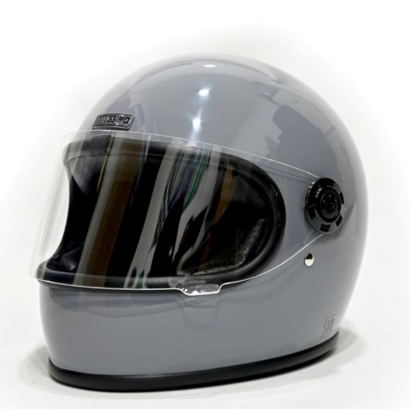 Jual HELM BELLISSIMO NARDO GREY RETRO CLASSIC URBAN VESPA HARLEY ...