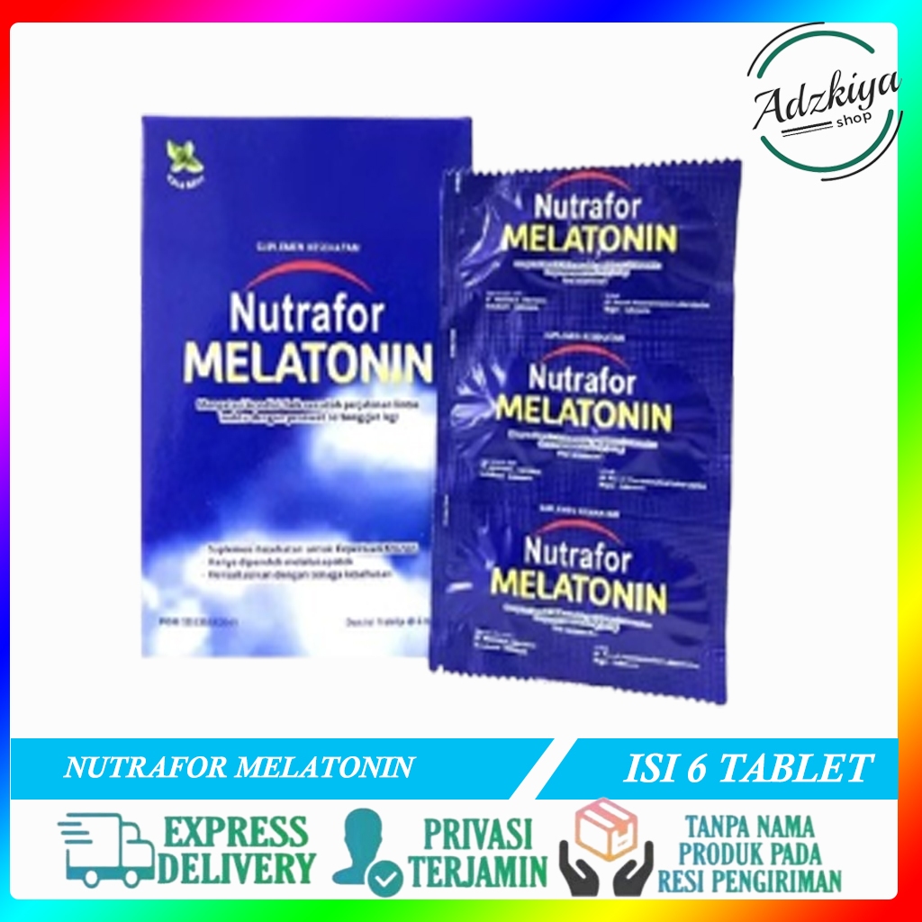 Jual Nutrafor Melatonin Isi 6 Tablet | Shopee Indonesia