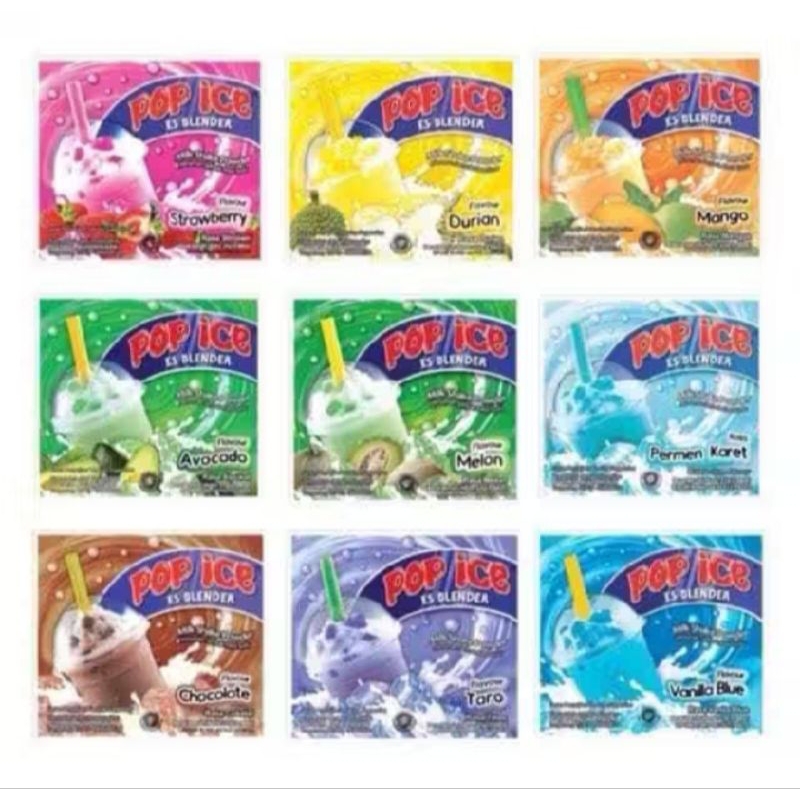 Jual Pop Ice Minuman Sachet Aneka Rasa | Shopee Indonesia