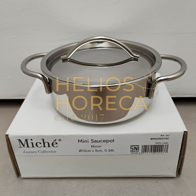 Jual Miche BP0200312C Mini Sauce Pot D12cm x T5cm, 0.56L, Mirror, Inox ...