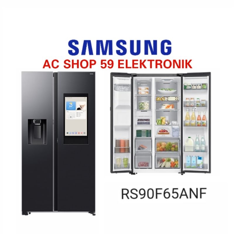 Jual SAMSUNG RS90F65ANFSE / RS90 Kulkas Side By Side Bespoke AI Family ...