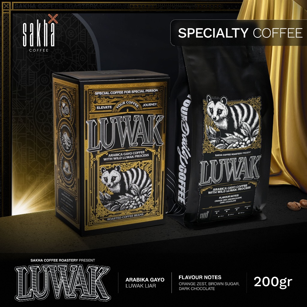Jual Kopi Luwak Liar Arabika Gayo Aceh Arabica Coffee Beans 200