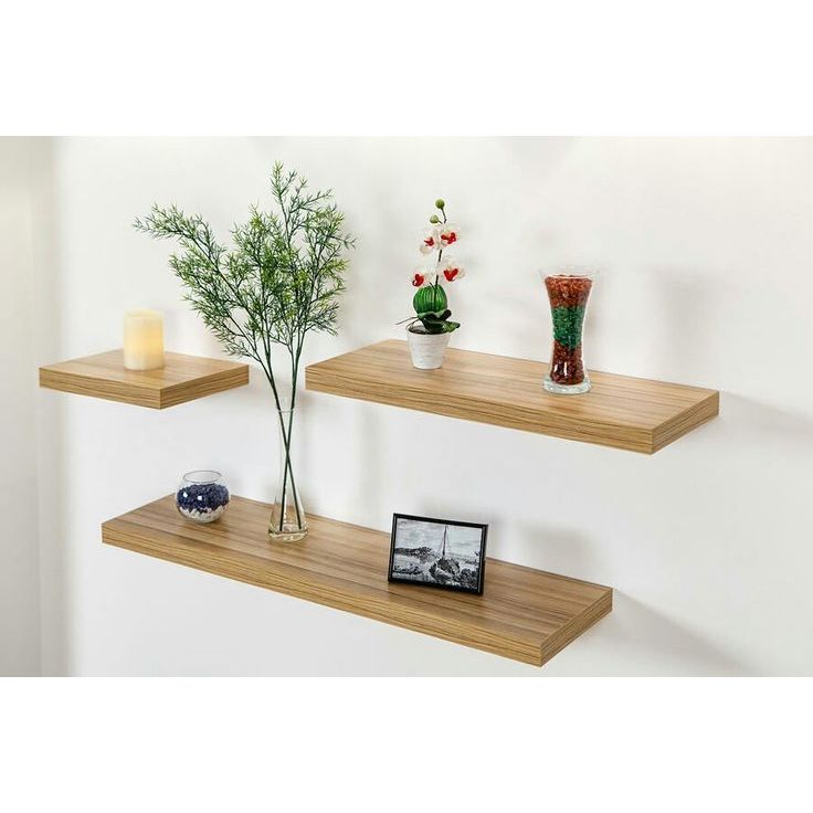 Jual 3 SET ISI 3 HAMBALAN PAPAN RAK KAYU MINIMALIS RAK DINDING DEKORASI ...