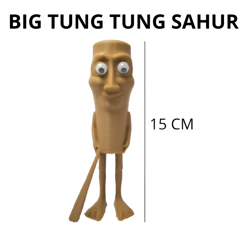 Action Figure TUNG TUNG TUNG SAHUR: Mainan Revolusioner untuk Generasi Digital yang Anti “Brain Rot”