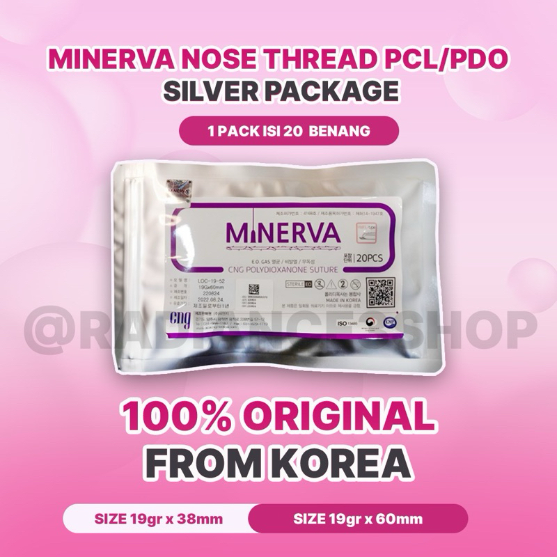 Jual Minerva Original Silver Package PDO/PCL Nose COG Tarik Benang ...