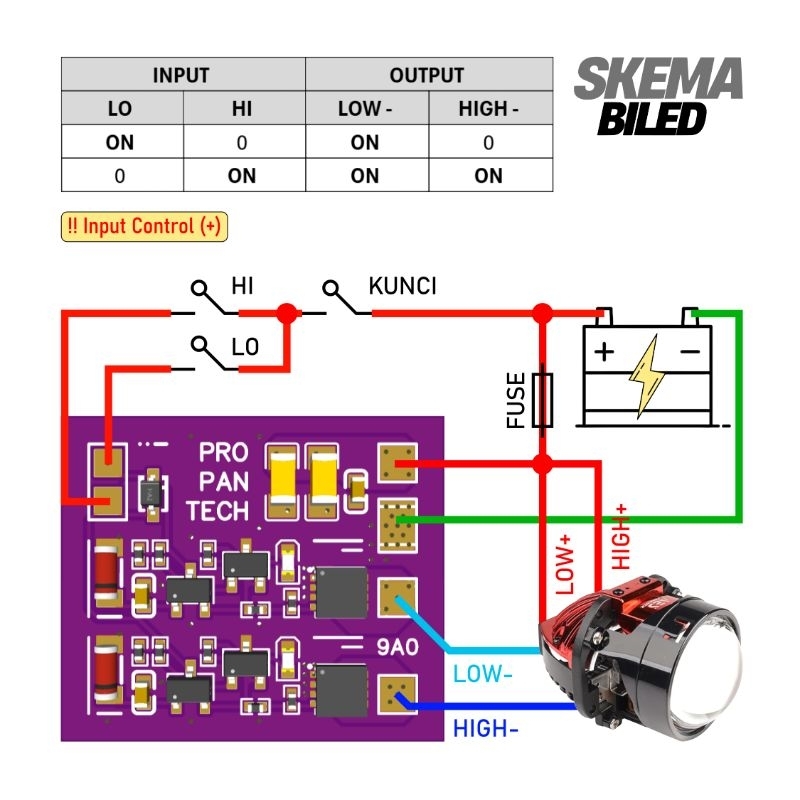 Jual Modul Relay SMD 2 Channel – Pengganti Relay Set 2 Mode untuk BILED ...