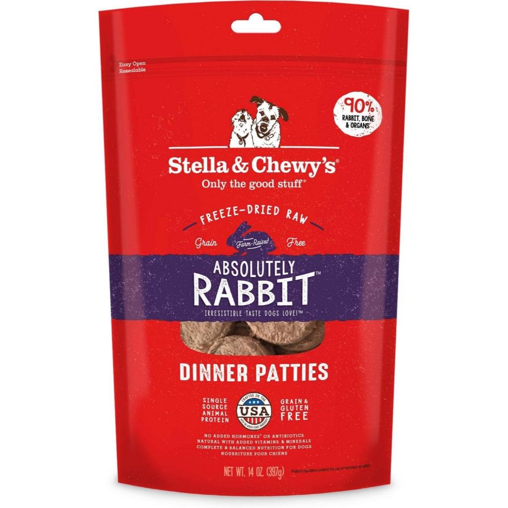 Jual Stella & Chewy's Absolutely Rabbit Dinner Patties Dog Food 14 oz ...