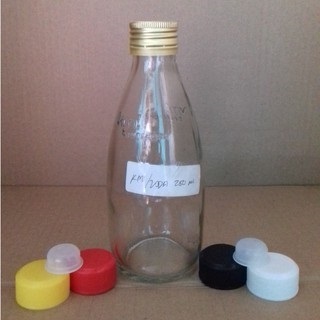 Jual Botol Kaca 250 Ml + Tutup | Botol Zoda | Botol Rootbeer | Shopee ...