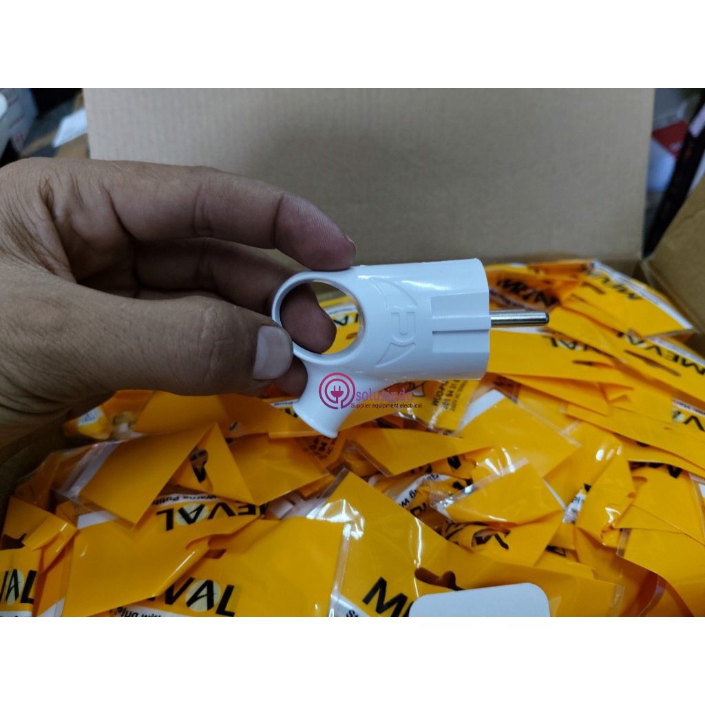 Jual Meval Steker Arde 16A 250V Model Gagang Putih | Shopee Indonesia