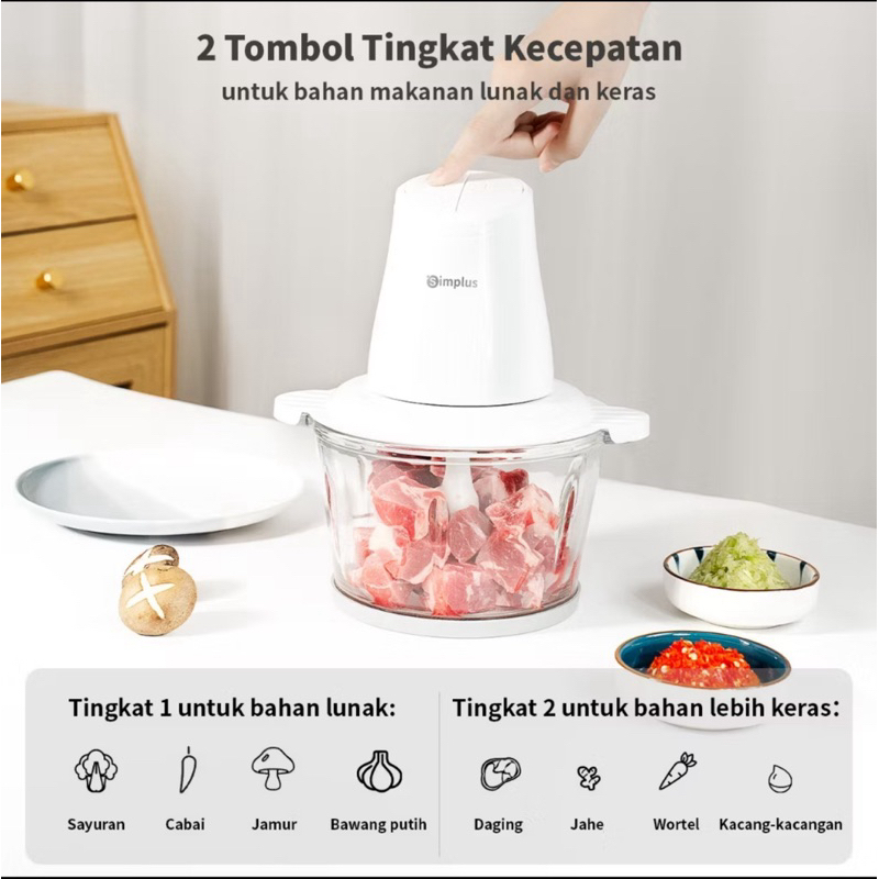 Jual Penggiling Daging Simplus 2L | Shopee Indonesia