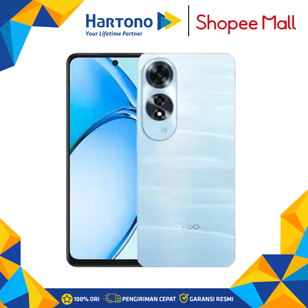 Jual Oppo Smartphone A60 8/128GB Blue CPH2631_8/128_BL | Shopee Indonesia