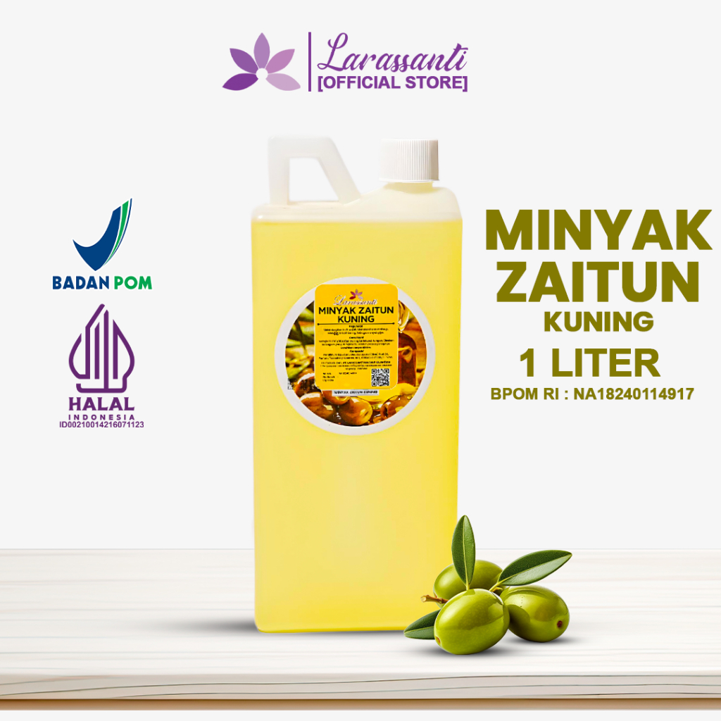 Jual LARASSANTI - Minyak Zaitun / Minyak Urut resmi bpom 1 LITER