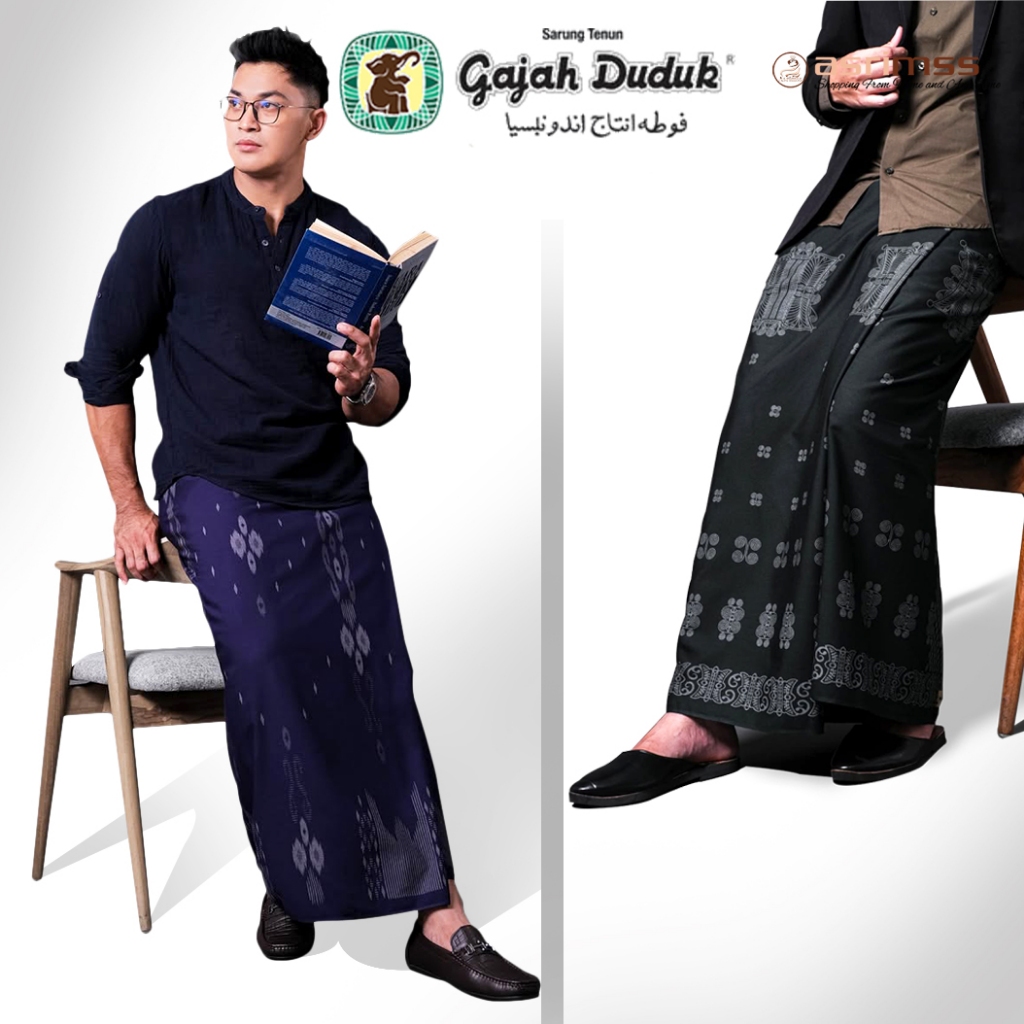 Sarung Gajah Duduk Asia Kembang Bahan Berkulitas Motif Modern Dan Elegan