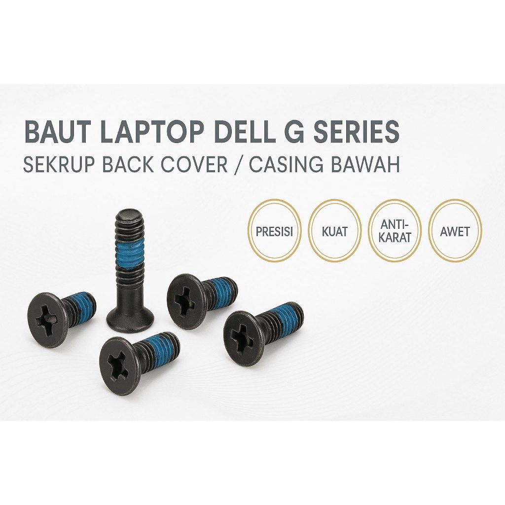 Jual Baut Casing Laptop Dell G Series – Sekrup Back Cover Presisi, Kuat ...