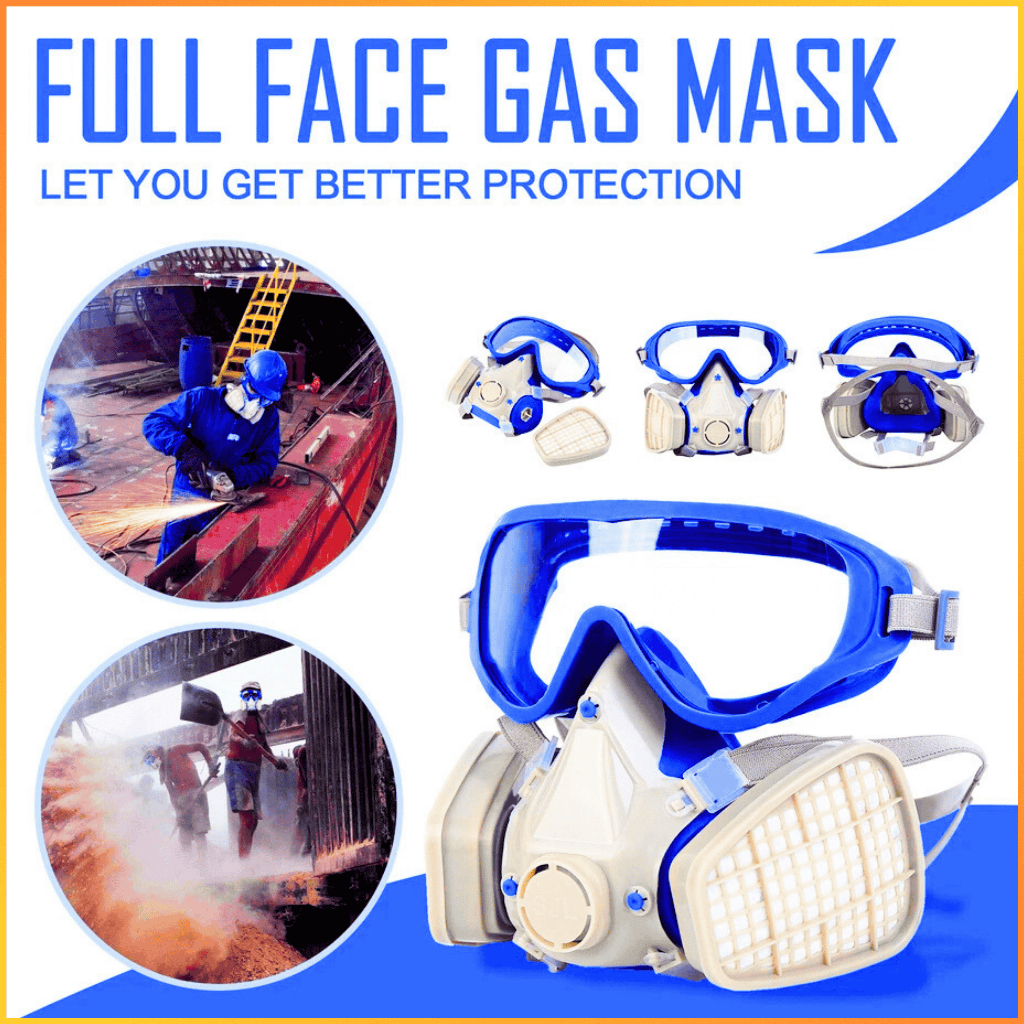 Jual COD Masker Gas Respirator Full Face Industrial Pabrik Bahan Kimia ...