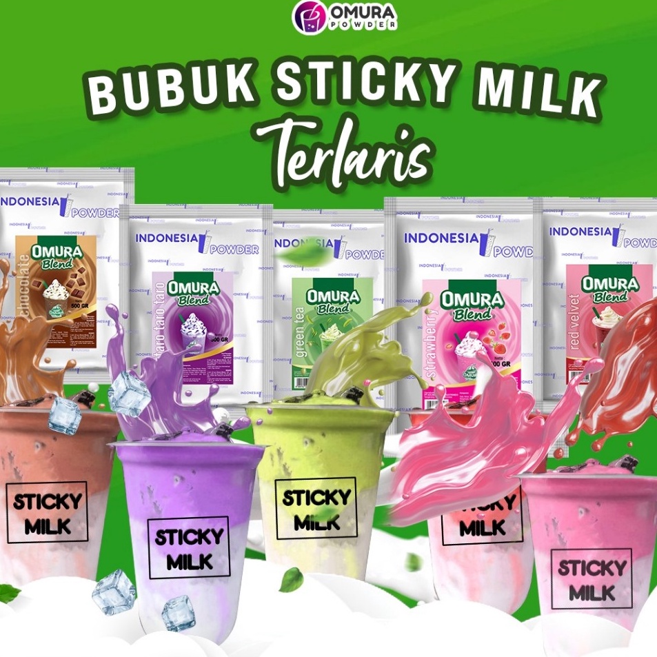 Jual Recomend BUBUK STICKY MILK Bubuk Minuman Sticky Milk Es Kwentel ...