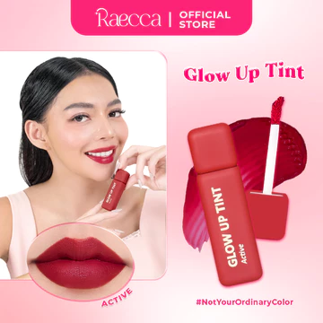 Raecca Glow Up Tint Rekomendasi Liptint Waterproof Untuk Sekolah Dan Daily Use