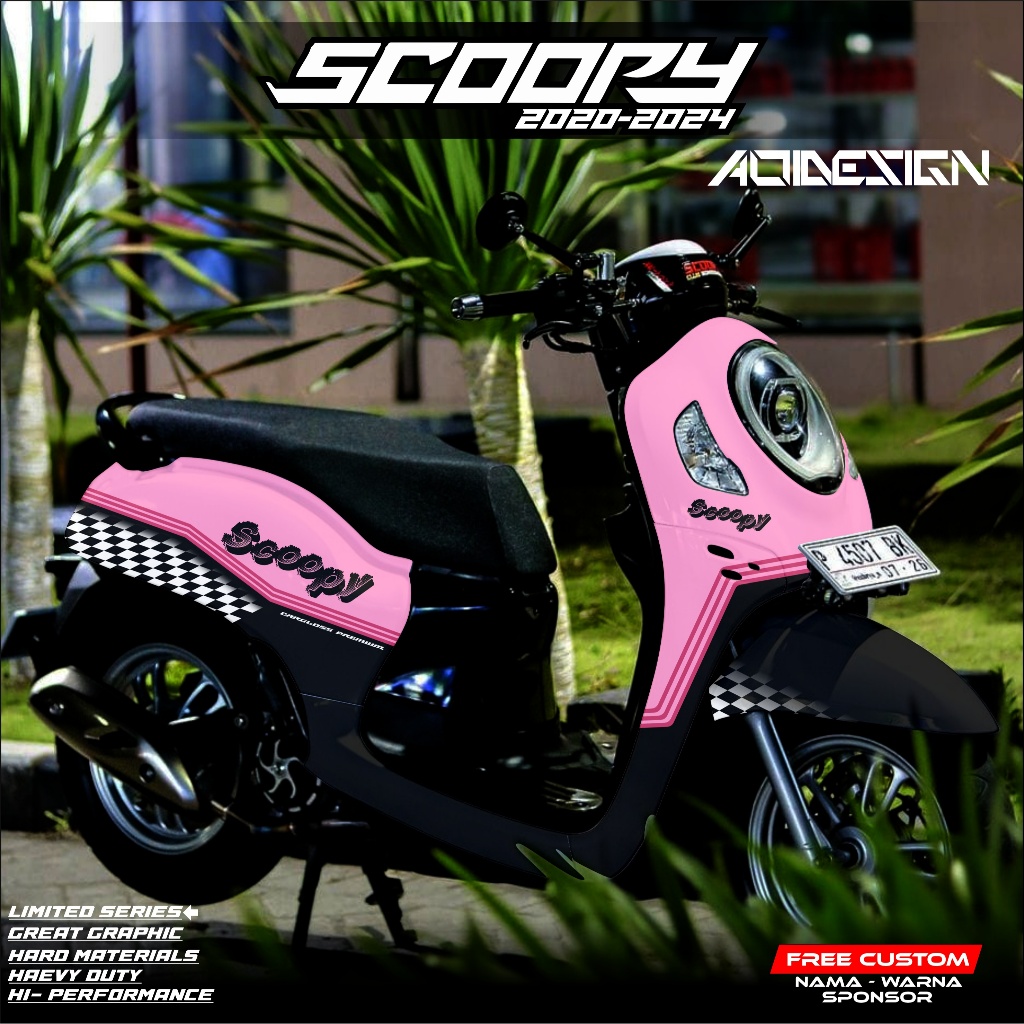 Jual Decal Scoopy full body Full Blok Decal Scopy Fi 2020 2021 2023 ...