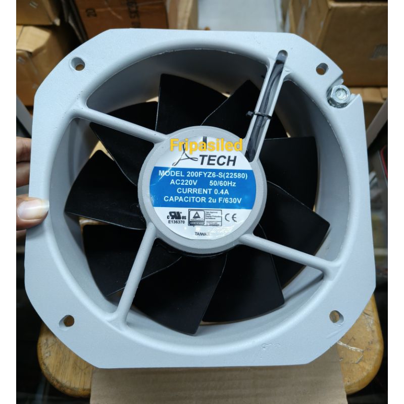 Jual FAN TECH 22,5CM x 22,5CM AC 220V Model 200FYZ6 Ball Bearing Produk ...