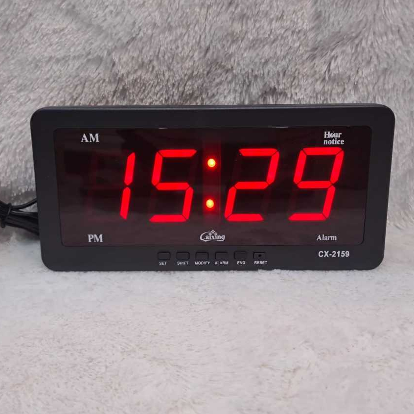 Jual JAM DINDING DIGITAL CAIXING CX 2159 LED MERAH CX 2158 LED HIJAU ...