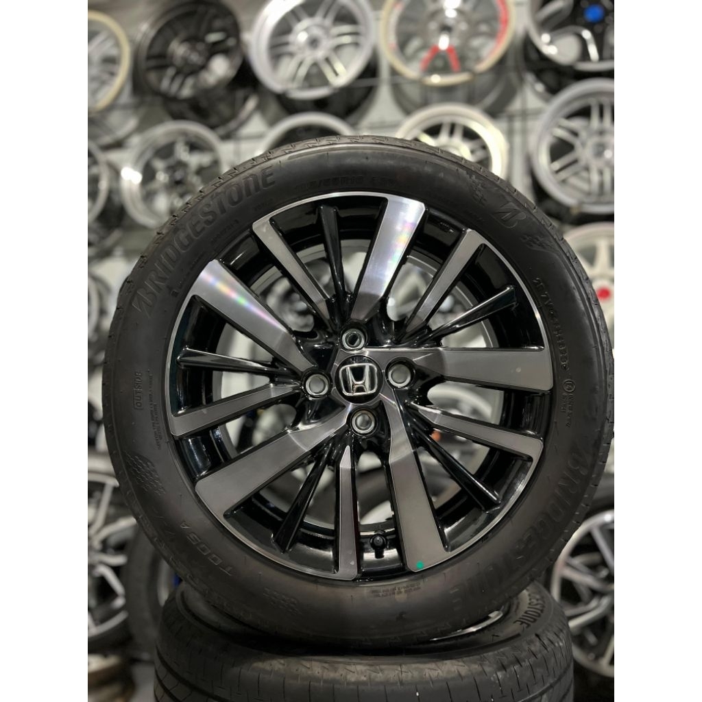 Jual velg original honda city hatchback r16 pcd 4x100 + ban kondisi 95% ...
