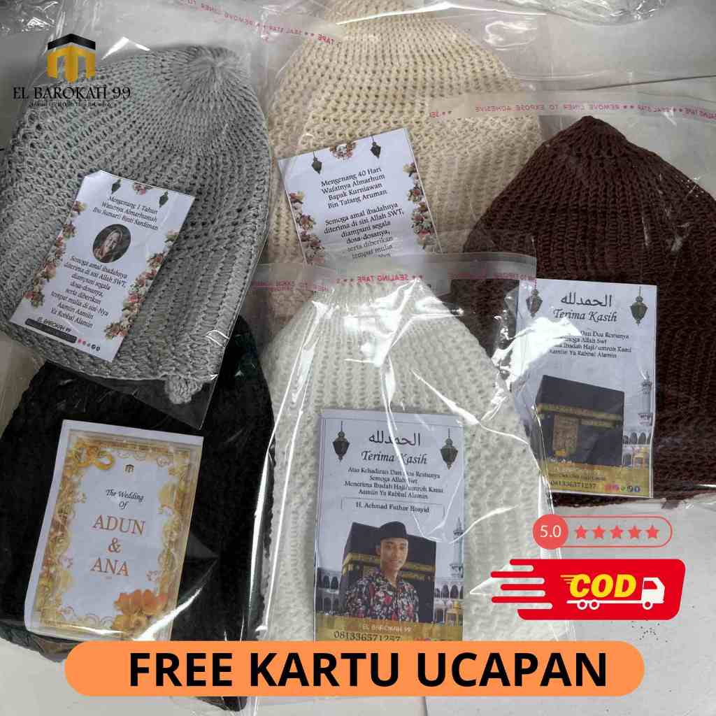 Jual Peci Rajut Souvenir Hampers oleh Oleh Umrah Haji Mekah Madinah ...