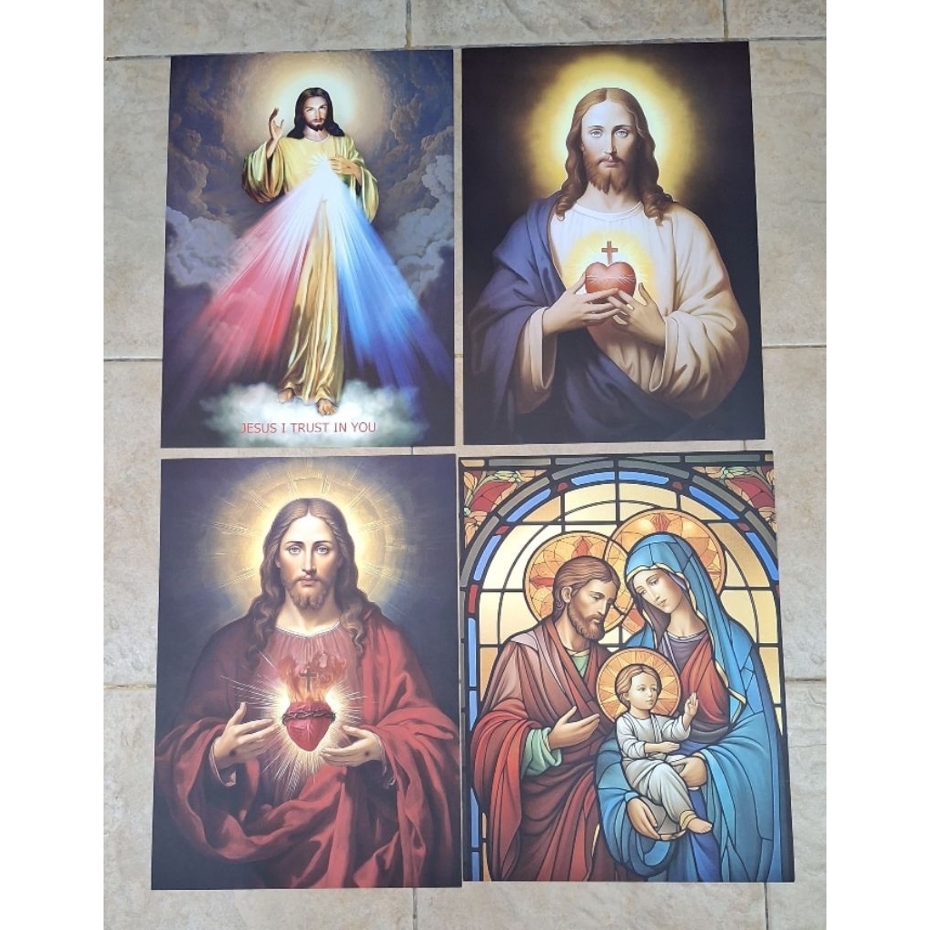 Jual Poster Digital Printing A3 - Gambar Yesus / Maria | Shopee Indonesia