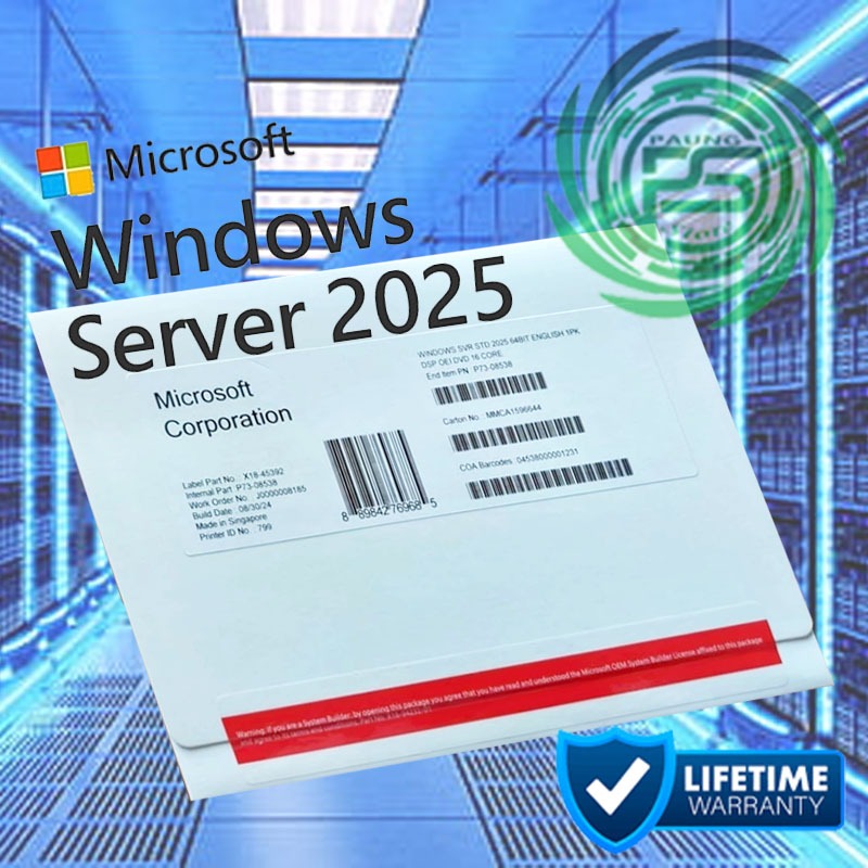 Jual Windows Server 2025 Standar OEM (Full Pack Original) | Shopee ...