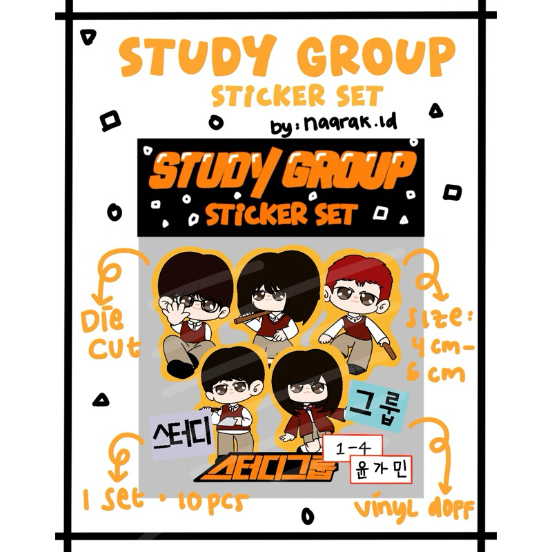 Jual STUDY GROUP STICKER SET | Shopee Indonesia