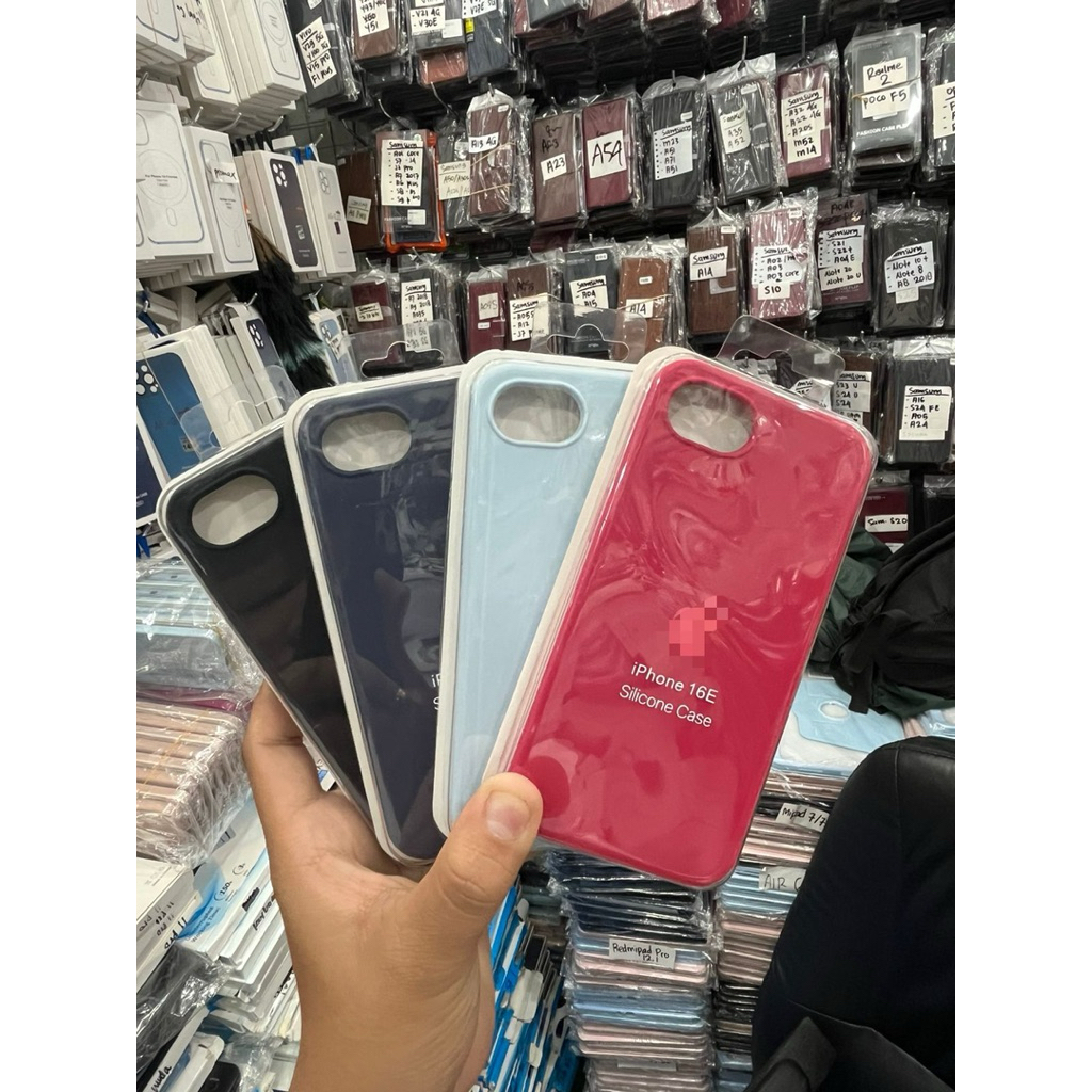 Jual SILICONE CASE ANTI JAMURAN FOR IPHONE 16E SILICONE CASE WARNA ...