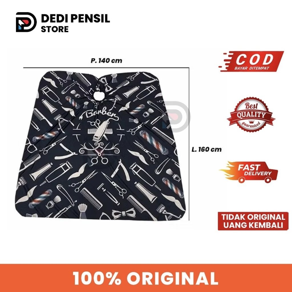 Jual Kip Kep Jubah Potong Rambut Barbershop 971 | Shopee Indonesia