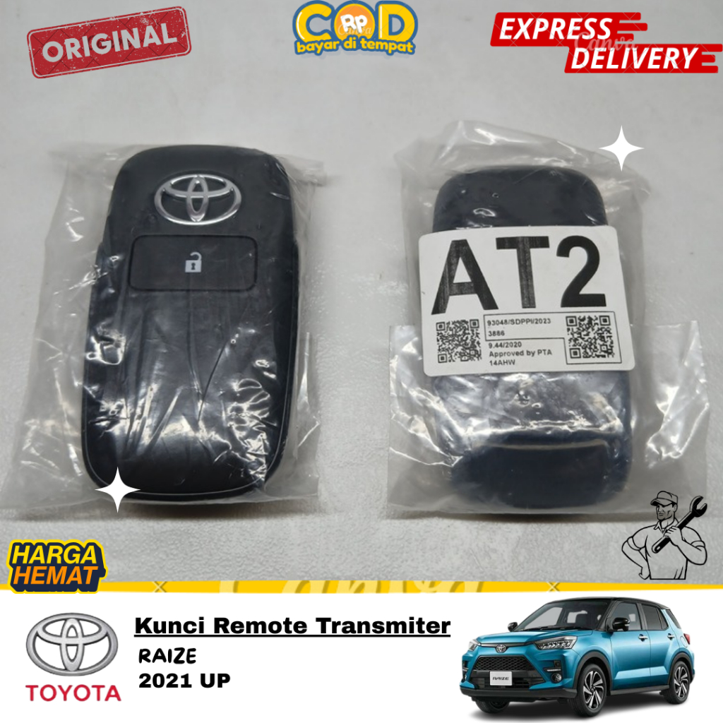 Jual KUNCI REMOTE TRANSMITTER TOYOTA RAIZE ORIGINAL | Shopee Indonesia