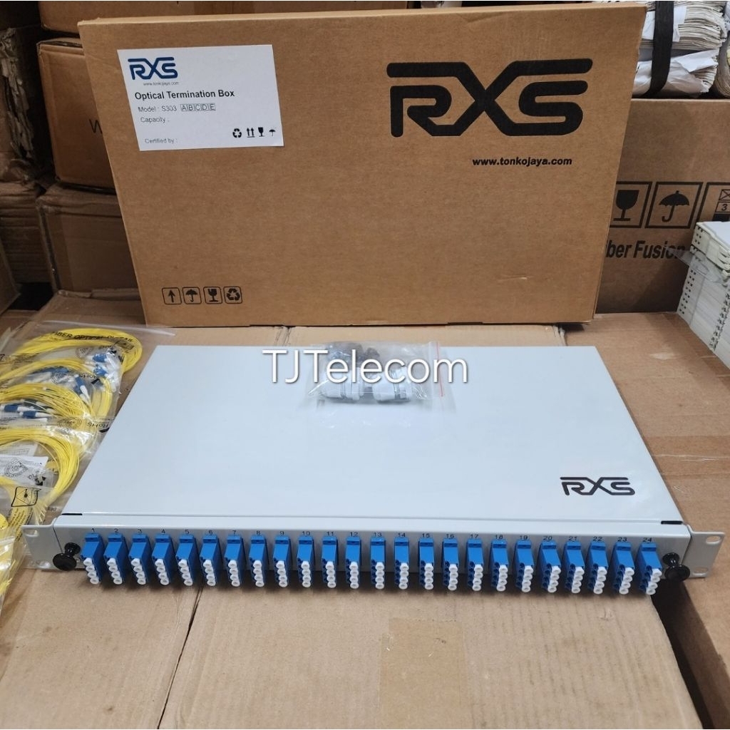Jual OTB rack 96 core LC UPC Singlemode ukuran 1U | Shopee Indonesia