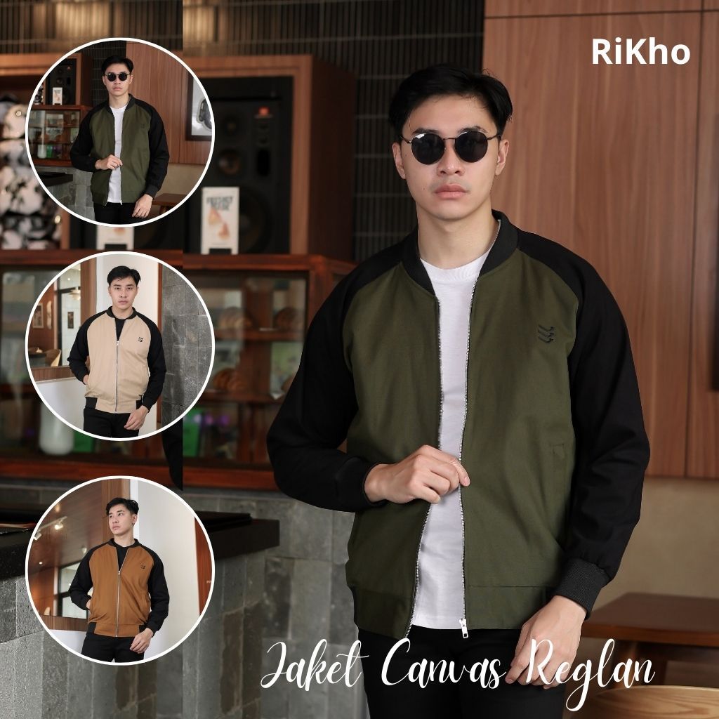 Jual Jaket Bomber Canvas Pria Reglan Original Vintage Keren Jacket ...