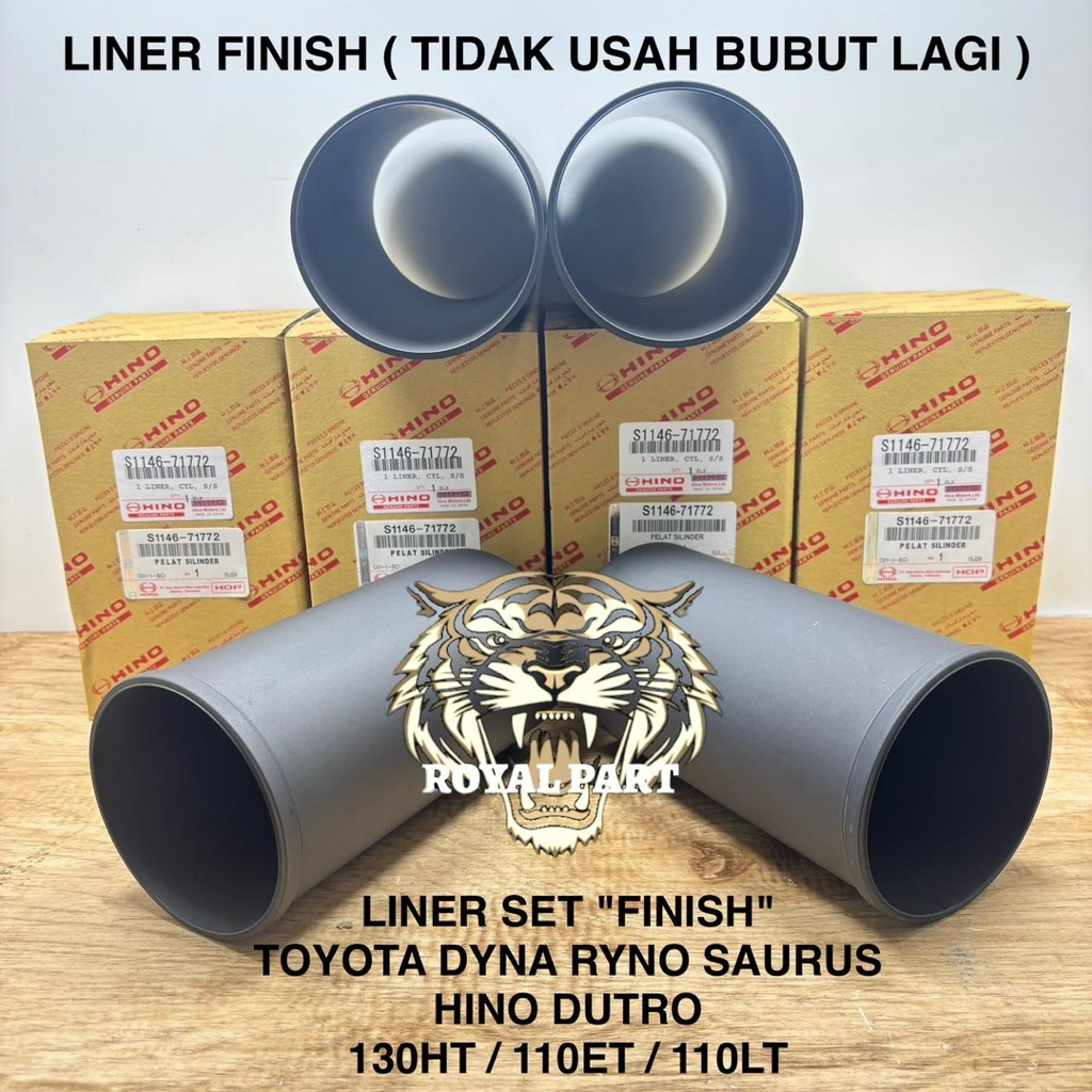 Jual LINER SET 130HT ( HARGA 4PCS FINISH TINGGAL PASANG ) DYNA DINA ...