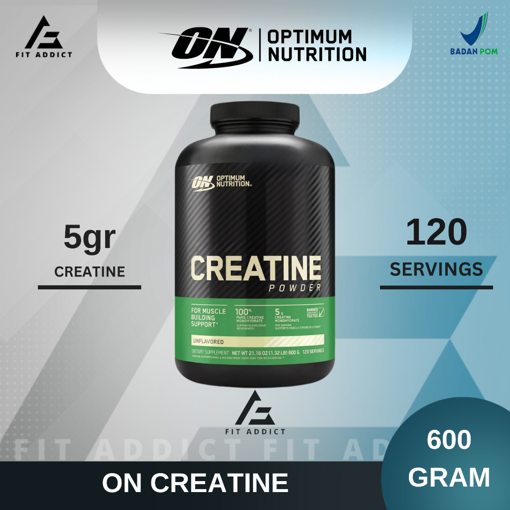 Jual ON Creatine 600 gram 600gram 600gr 600g Monohydrate Optimum ...