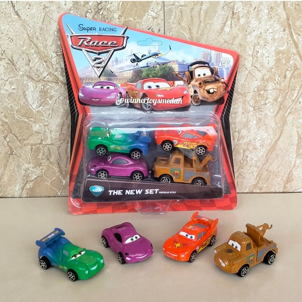 Jual Mainan Mobil Cars McQueen | Shopee Indonesia