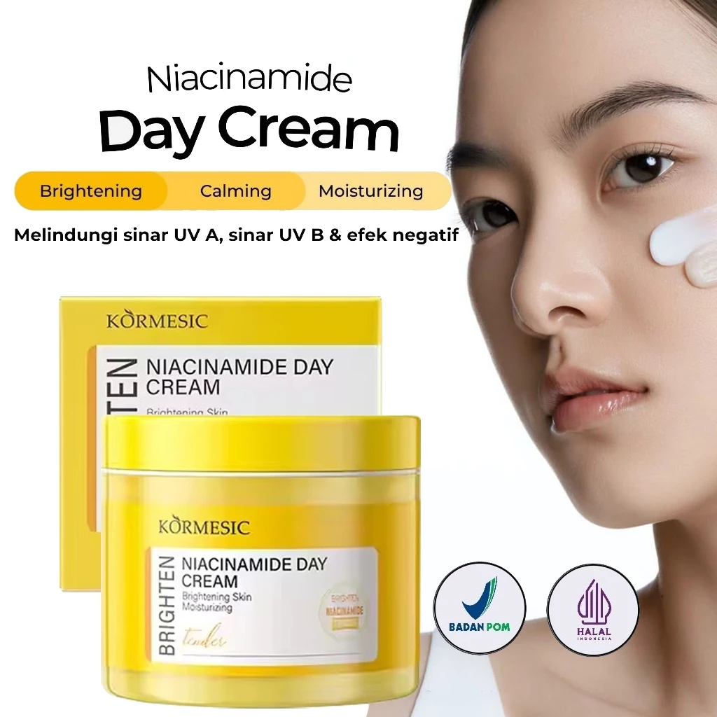 Kormesic Brightening Calming Moisturizer Day Cream Bpom 85g Krim Wajah Pelembab Pencerah Kulit | AutoStock