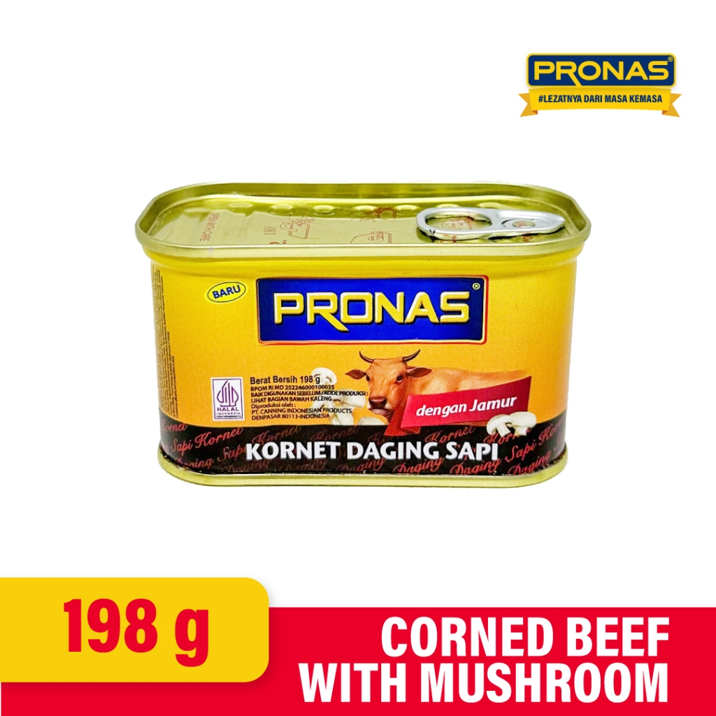 Jual PRONAS Kornet Sapi Mushroom 198 gr | Shopee Indonesia