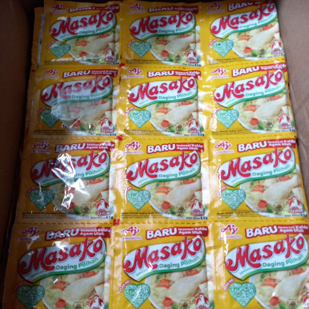 Jual masako ayam & sapi isi 12renteng | Shopee Indonesia