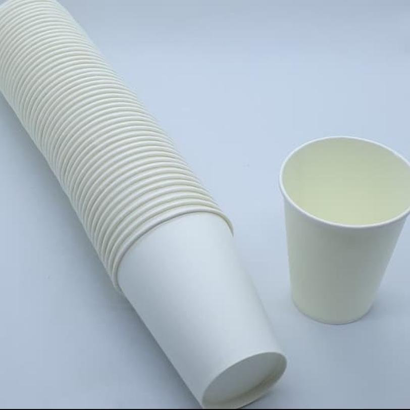 Jual MOTIF POLOS Paper Cup 12 oz (Bisa Untuk air dingin Dan Air Panas ...
