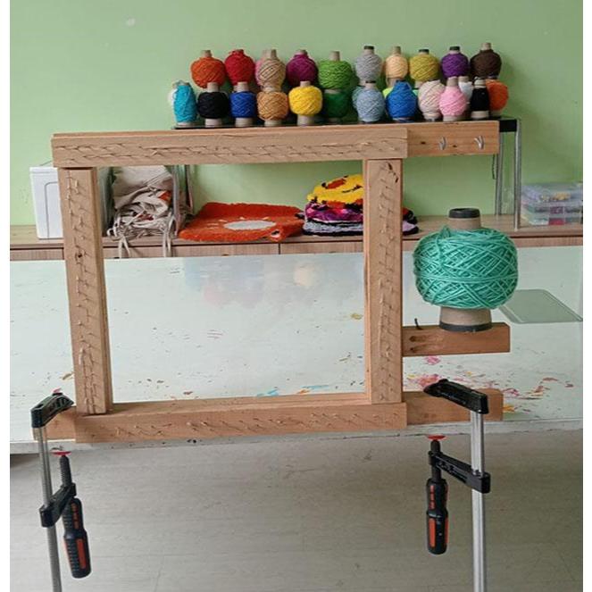 Jual WOOD SQUARE TUFTING GUN RUG FRAME | Shopee Indonesia